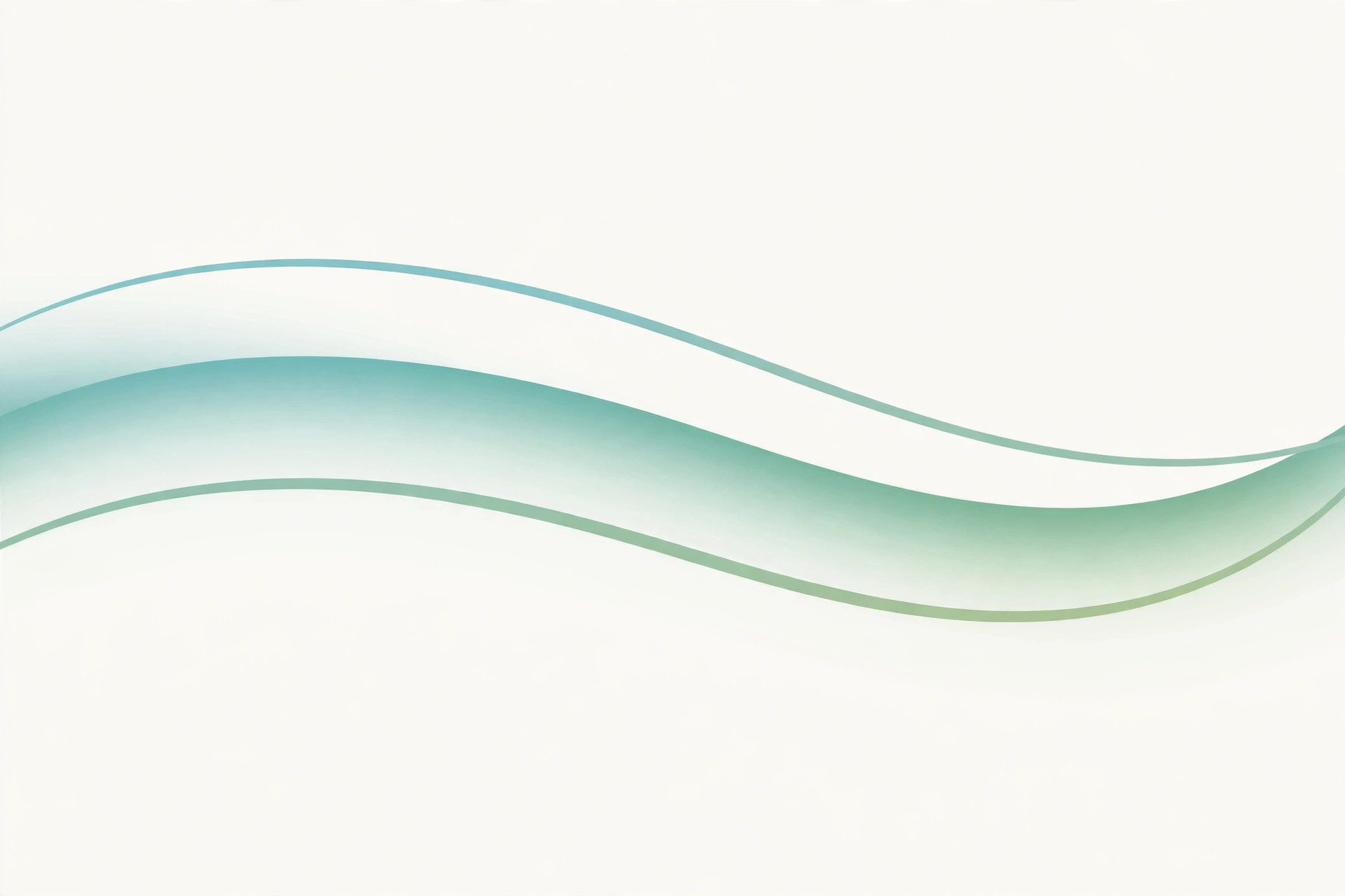 Abstract sound waves in soft teal, created for Wellness Notes
